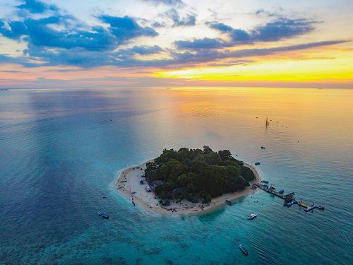 spot sunset tersembunyi di samalona